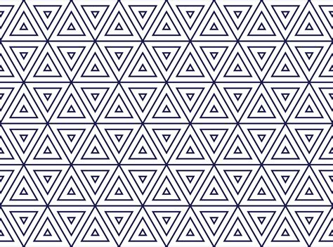 Triangles Seamless Line Pattern