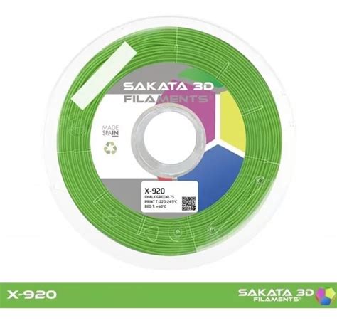 Filamento Sakata 3d Pla Flexible X 920 1 75mm 450g Shore A89