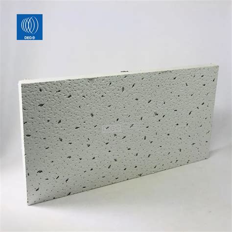 Mineral Fiber Sound Absorptive Acoustic Suspended False Ceiling Board