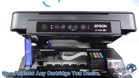 Epson Expression Home XP2100 How To Change Replace Ink Cartridges