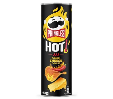 PAPAS HOT FLAMIN CHEESE FLAVOUR PRINGLES 160 GR
