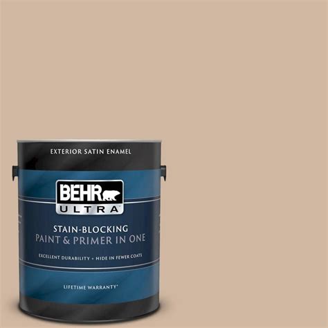 Behr Ultra Gal N Sonoran Desert Satin Enamel Exterior Paint