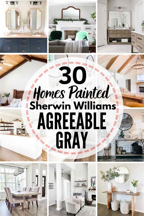 Sherwin Williams Agreeable Gray + 30 Real Homes That Use It!