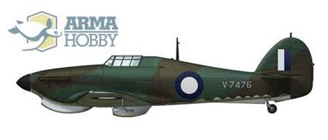 Hurricane Mk I Trop Model Do Sklejania Arma Hobby 70021