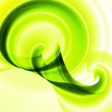 Premium Vector Abstract Green Wave Background