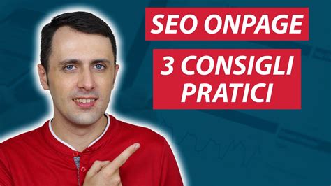 Seo Onpage Consigli Pratici Per Il Tuo Sito Web Youtube