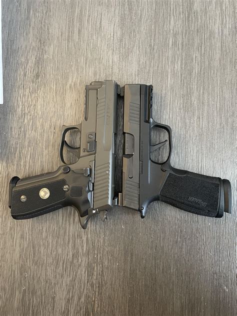 Hard to choose which on to carry. P229 legion vs p365xl with macro grip. : r/SigSauer