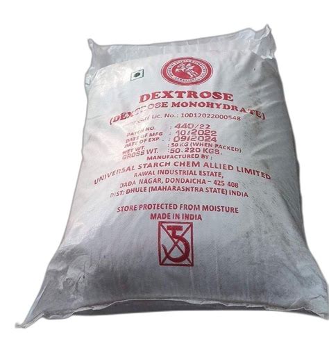 Dextrose Monohydrate Powder For Pharma Grade Bio Tech Grade At Best