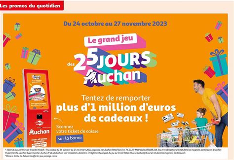 Promo Le Grand Jeu Des Jours Auchan Chez Auchan Icatalogue Fr