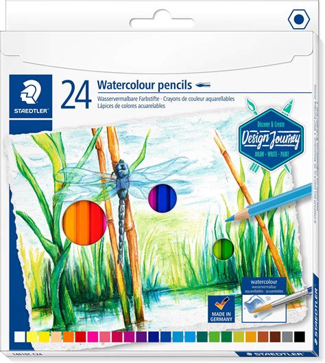 Staedtler Crayons De Couleur Aquarellables De Haute Qualit Pour