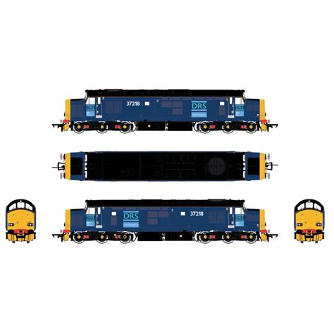 Acc2630 Dcc Accurascale Oo Gauge Class 37 Diesel In Drs Heritage Blue Livery 37422 Dcc Sound