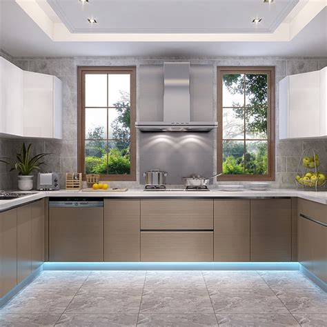 Unleash The Charm Of Your Kitchen With Aluminium Designed Cabinets