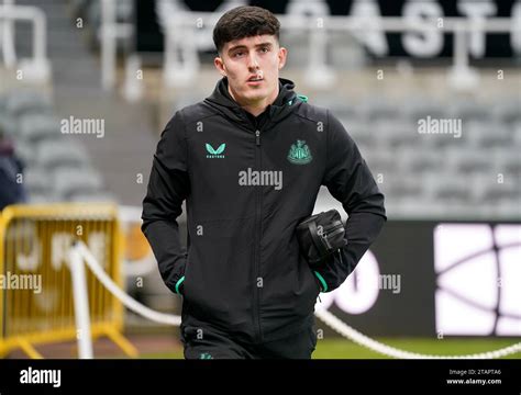 Newcastle United's Tino Livramento arrives at the ground ahead of the ...