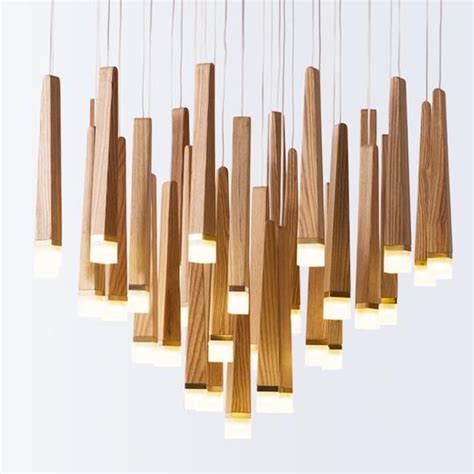 Special Design Chandelier Aurorae Wood Chandelier Modern