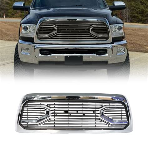 2010 2019 Dodge Ram 2500 Chrome Big Horn Style Front Grille Am Off Road