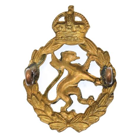 Women S Royal Army Corps W R A C Cap Badge King S Crown