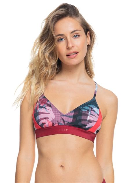 Roxy Active Top De Bikini Bralette Para Mujer Roxy