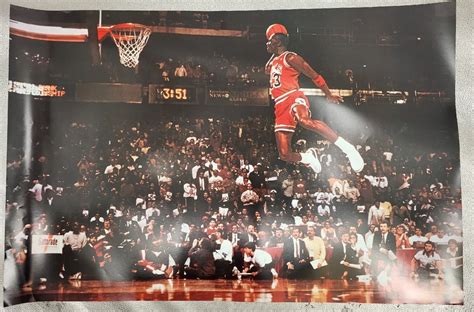 Michael Jordan Dunk Contest Poster