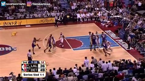 2004 Nba Finals Lakers Pistons Game 3 Best Plays Youtube