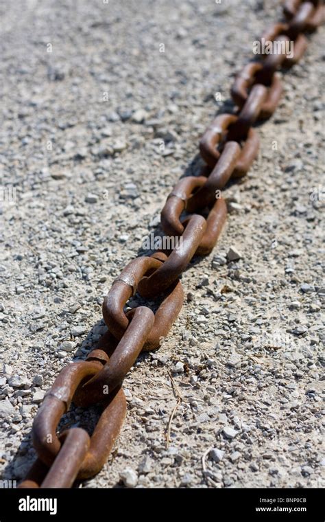 Iron Chain Stock Photo Alamy