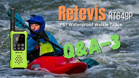 Retevis Rt P Q A Season Of The Amazing Waterproof Walkie Talkie