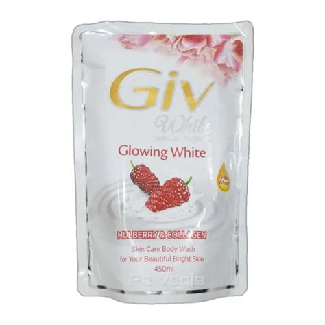 Giv White Mulberry Collagen Body Wash Refill 450 Ml Lazada Indonesia