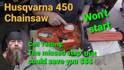 Husqvarna Chainsaw Won T Start Youtube