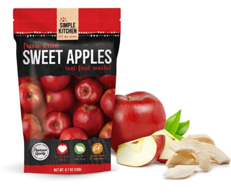 Freeze Dried Sweet Apples 6 Pack Life Foodstorage