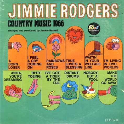 Jimmie Rodgers : Country Music 1966 (LP, Vinyl record album)