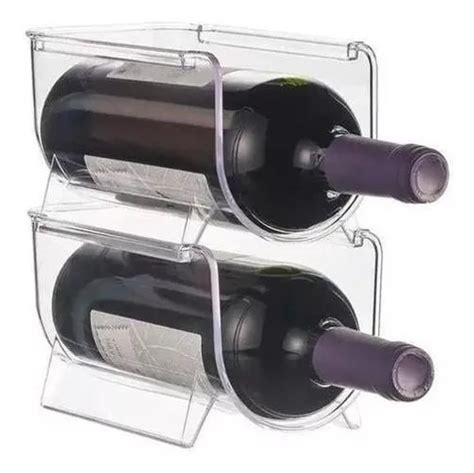 Kit 10x Suporte Organizador De Garrafas Empilhável Vinho MercadoLivre