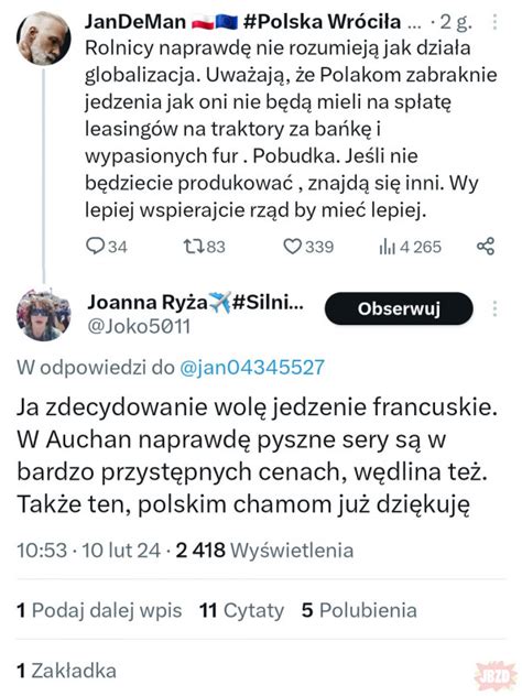 Jak się dowiedzą że w innych państwach też protestują rolnicy to głowy