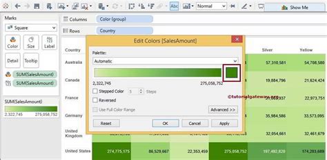 How to Create Tableau Heat Map