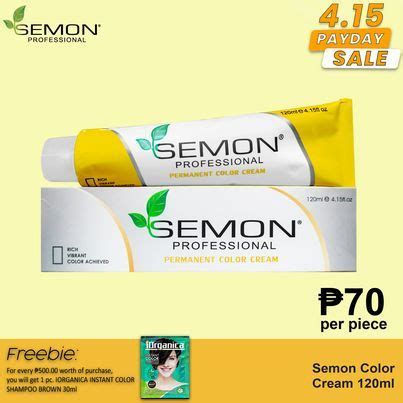 Semon Color Cream 120ml 8 11 Light Intense Ash Blonde Lazada PH