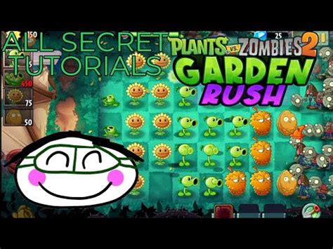 PvZ 2 Garden Rush All Secret Tutorials YouTube