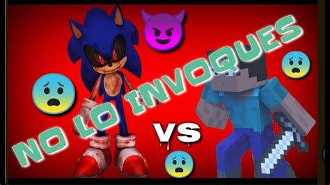 Como Invocar A Sonic Exe En Minecraft Mod Para Minecraft Youtube