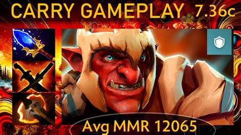 New Patch 7 36c Troll Warlord KDA 23 KP 73 Carry Gameplay Dota