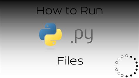 How To Run Py Files Youtube