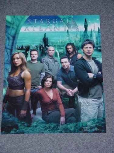 Stargate Atlantis Ancient City Group Shot Poster 18 X 24 Inches Joe Flanigan Rachel Luttrell