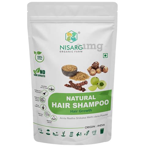 Nisarg Organic Farm Natural Hair Shampoo Buy Packet Of 500 0 Gm Powder