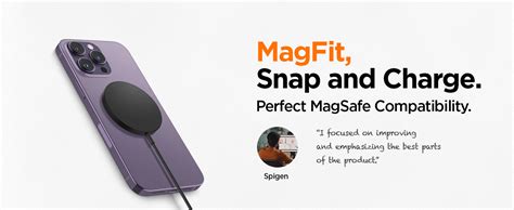 Spigen ArcField MagFit Wireless Charger For MagSafe IPhone 16 15 14