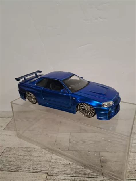 Jada Fast And Furious Brian S Nissan Skyline Gt R R Bleu