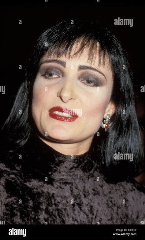 Siouxsie And The Banshees Uk Rock Group With Lead Singer Siouxsie Stock
