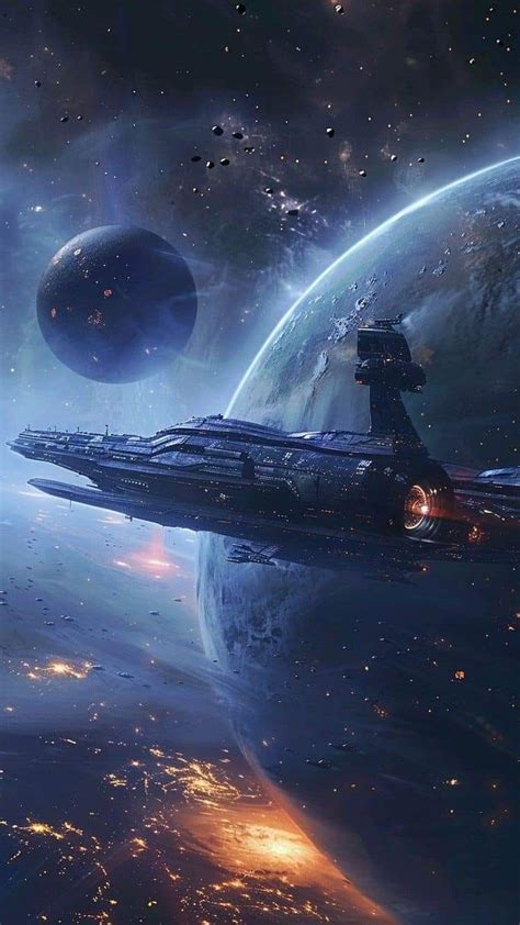 Pin Von Alan Bateman Auf Science Fiction Anime Landschaft Raumschiff