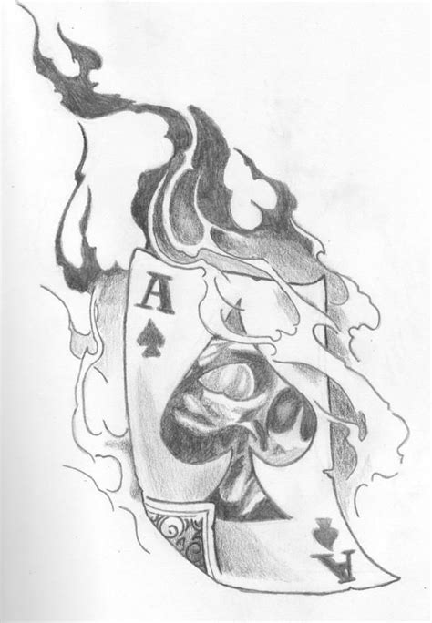 Ace Of Spades By Dualspades On Deviantart Ace Of Spades Tattoo Drawings Tattoo Design Drawings