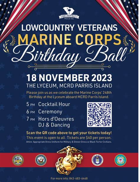 Parris Island Marine Corps Birthday Ball South Carolina Lowcountry