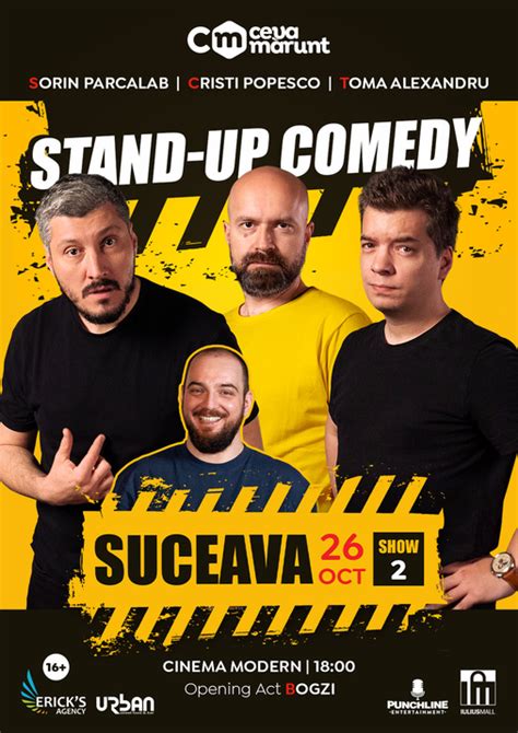 Bilete Suceava Turneu National Ceva Marunt Stand Up Comedy Cu Sorin