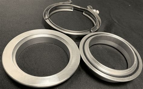 3″-3.5″ Flat Face Aluminum O-Ring V-Band Flange And Clamp | Bullseye ...