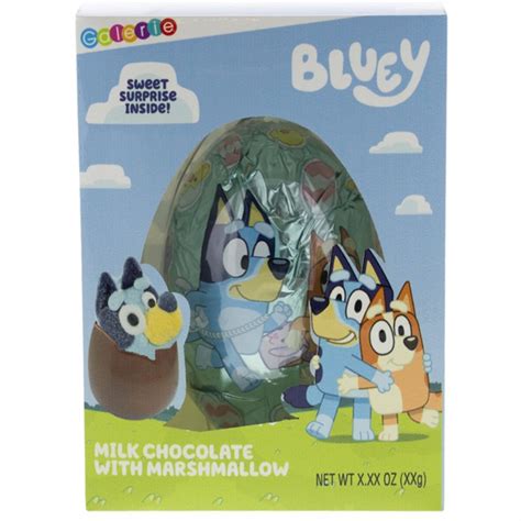 Bluey Milk Chocolate Egg With Marshmallow 60g Unit