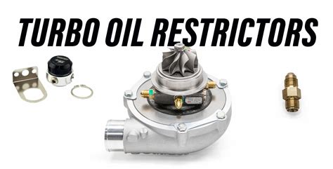 Turbo Oil Restrictors Oil Supply Garrett Motion