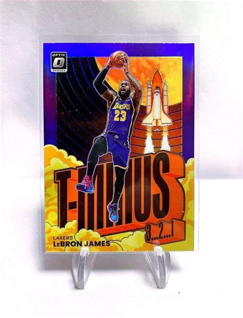 2021 22 Panini Donruss Optic 湖人 Lebron James T Minus 321 Purple